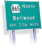 Bellwood I-99 Sign