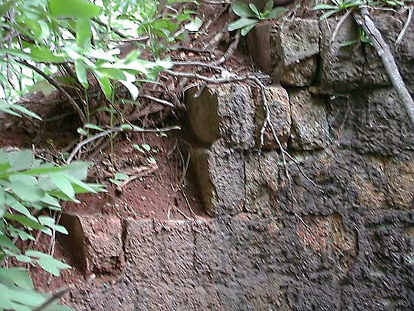 Elizabeth Furnace - brickwork closeup